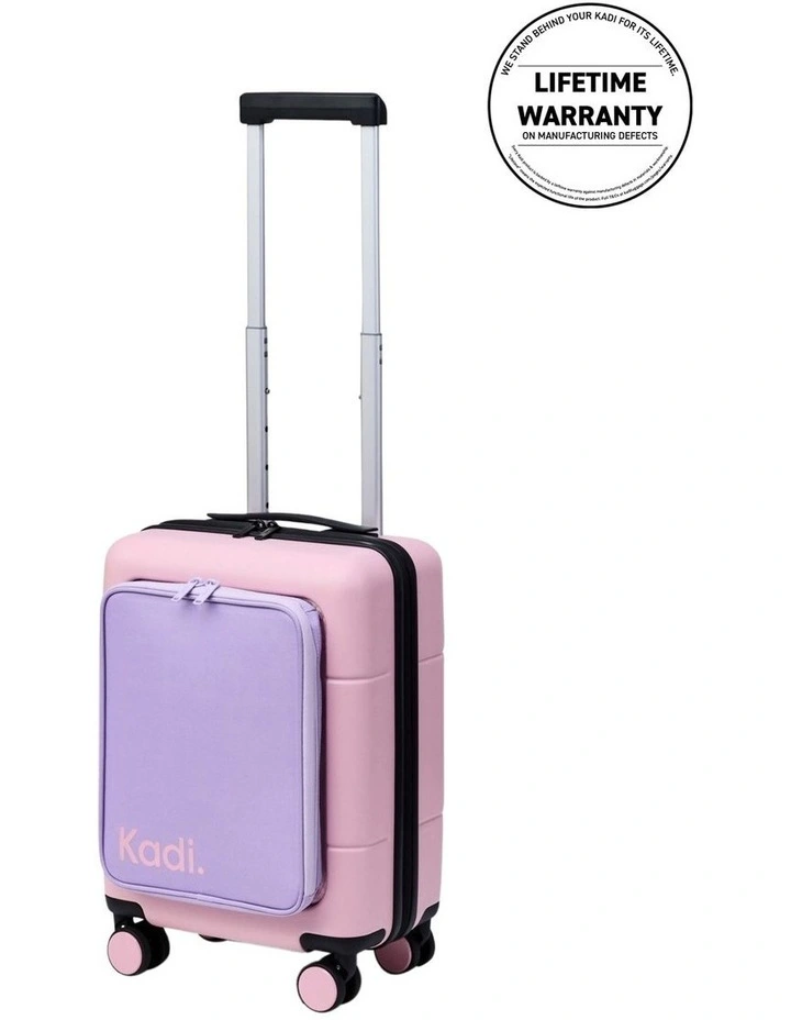 Kids AdventureArt Carry-On Suitcases in Soft Pink/Lilac image 2