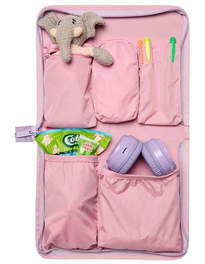 Kids AdventureArt Carry-On Suitcases in Soft Pink/Lilac image 5