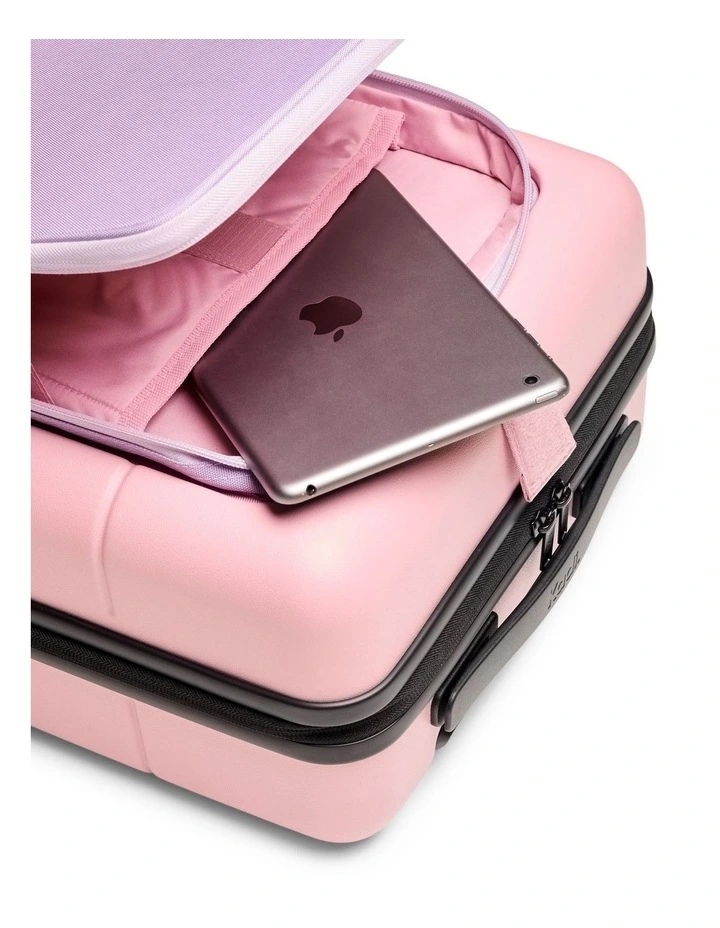 Kids AdventureArt Carry-On Suitcases in Soft Pink/Lilac image 6