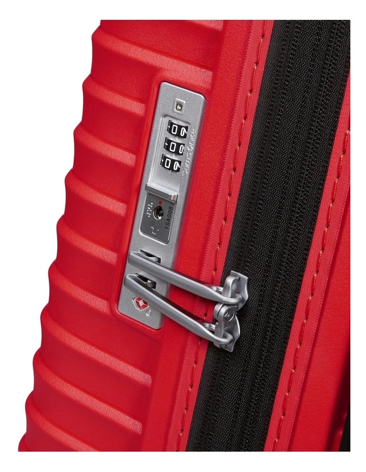 Upscape Large Exp Spinner Suitcase 75cm in Ruby Red image 6