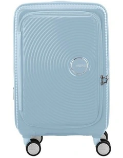 Curio Book Opening Spinner Suitcase 55cm in Summit Blue