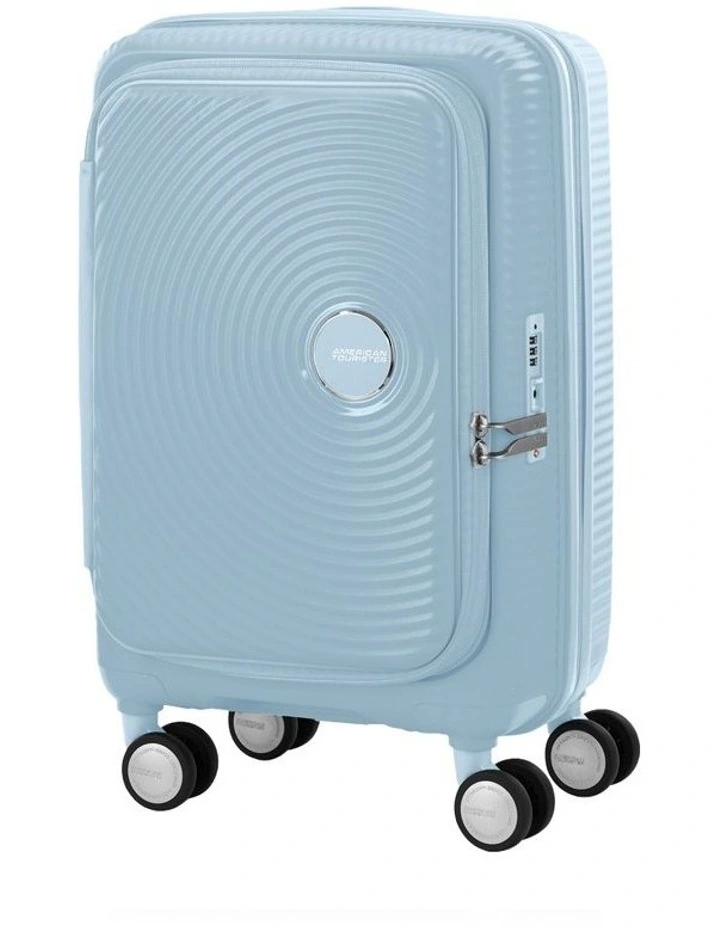Curio Book Opening Spinner Suitcase 55cm in Summit Blue image 2