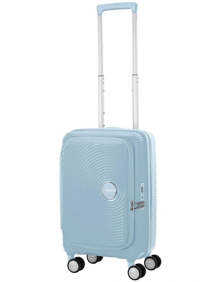 Curio Book Opening Spinner Suitcase 55cm in Summit Blue image 3