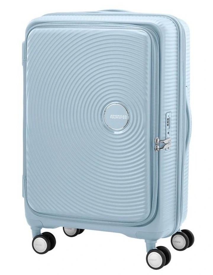 Curio Book Opening Spinner Suitcase 68cm in Summit Blue image 3