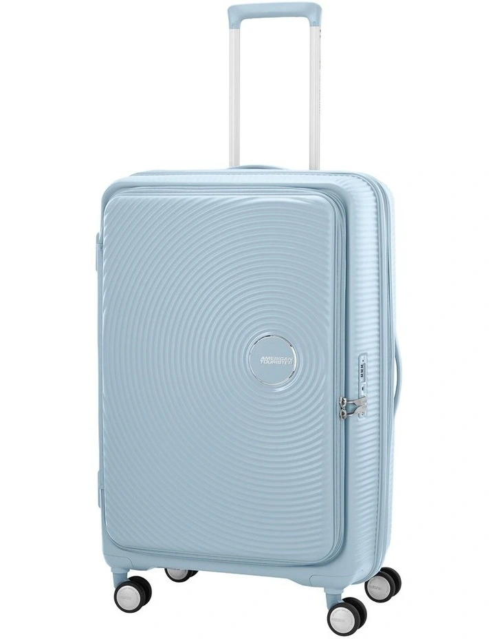 Curio Book Opening Spinner Suitcase 75cm in Summit Blue image 2