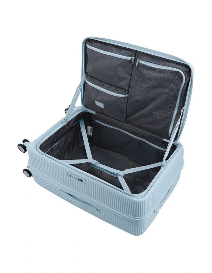 Curio Book Opening Spinner Suitcase 75cm in Summit Blue image 6