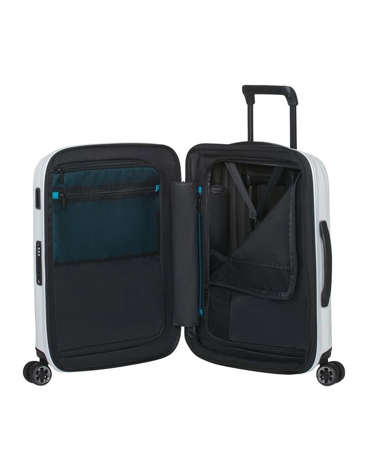 Nexis Expandable Length Suitcase 55cm in White image 6