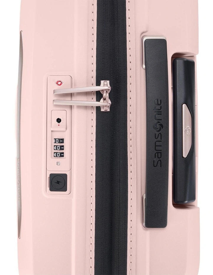 Upscape Expandable Carry-On Suitcase 55cm in Rose Quartz image 7