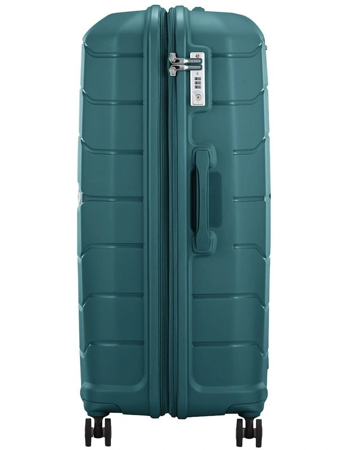 Oc2Lite Spinner 81cm Expandable Suitcase in Emerald Green, 127398-1327 image 2