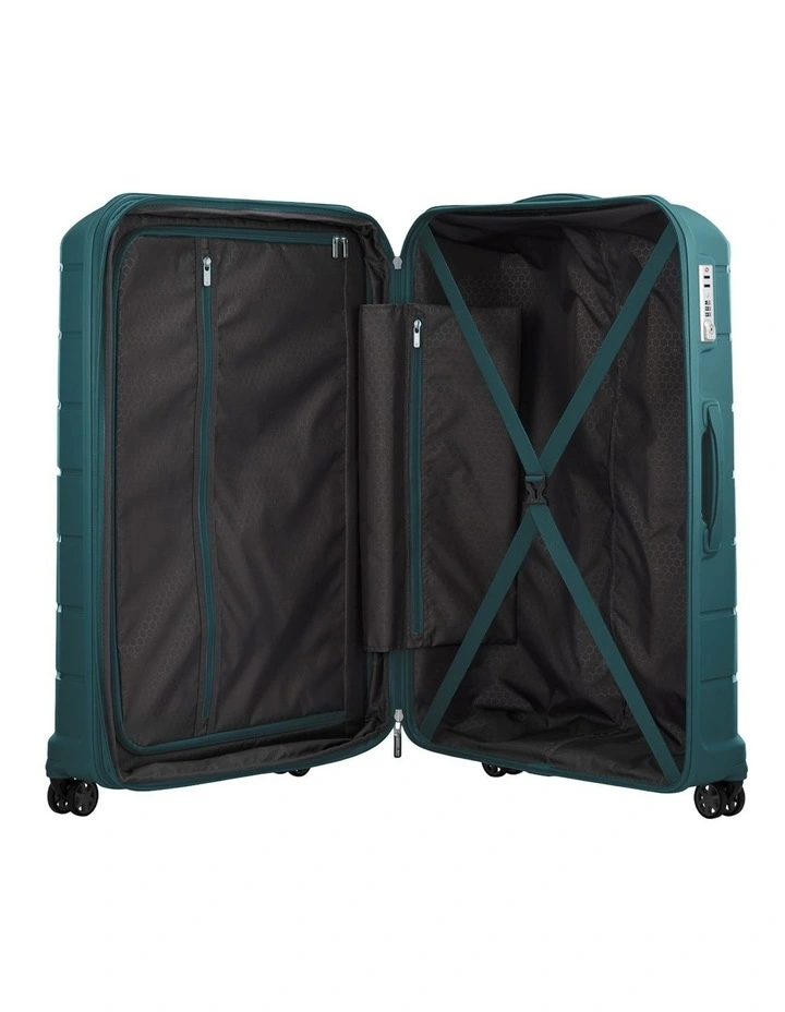 Oc2Lite Spinner 81cm Expandable Suitcase in Emerald Green, 127398-1327 image 5