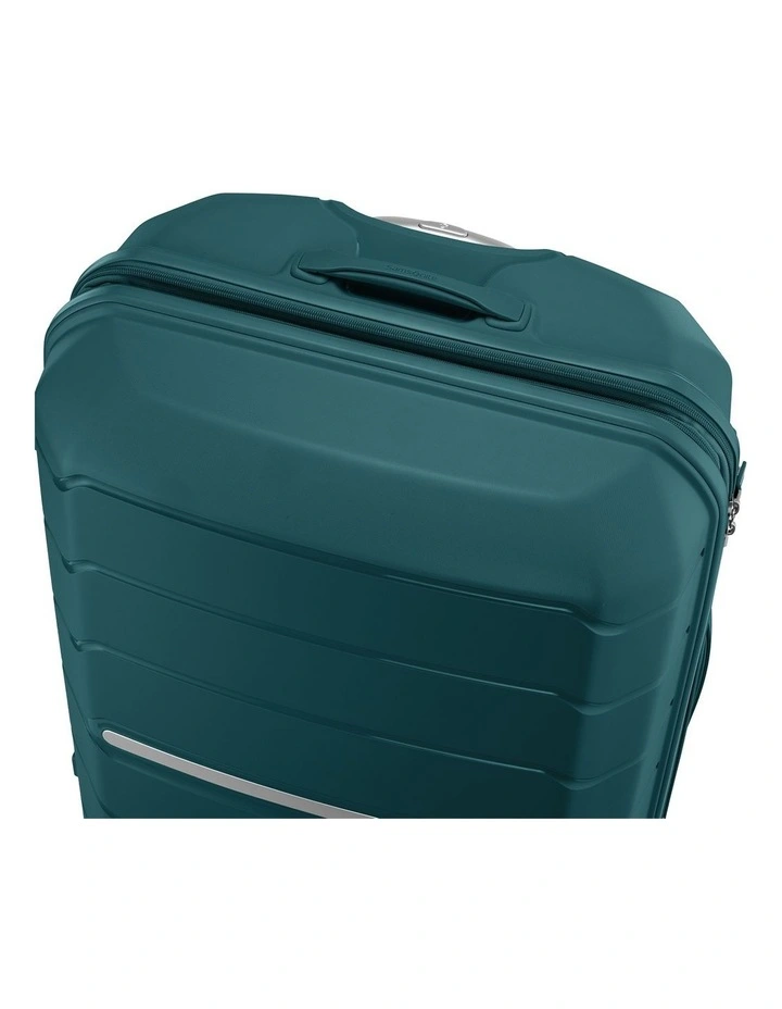 Oc2Lite Spinner 81cm Expandable Suitcase in Emerald Green, 127398-1327 image 6