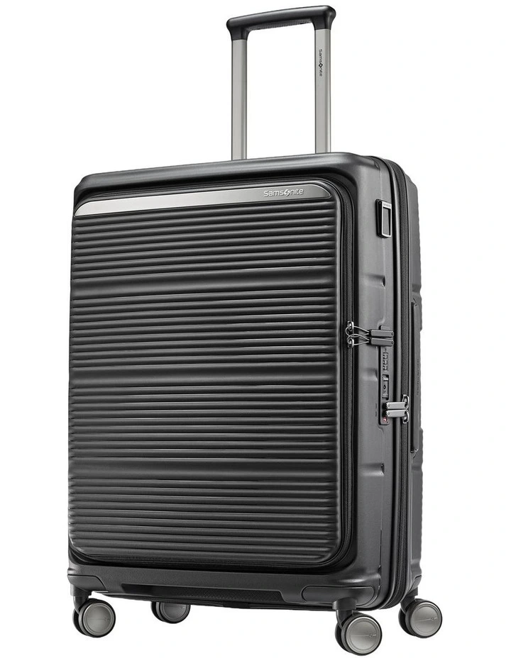 Paralux HS Spinner 67cm Expandable Suitcase in Black image 1