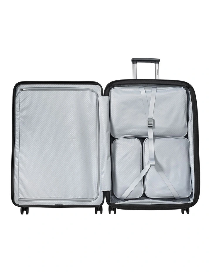 Paralux HS Spinner 75cm Expandable Suitcase in Black image 3