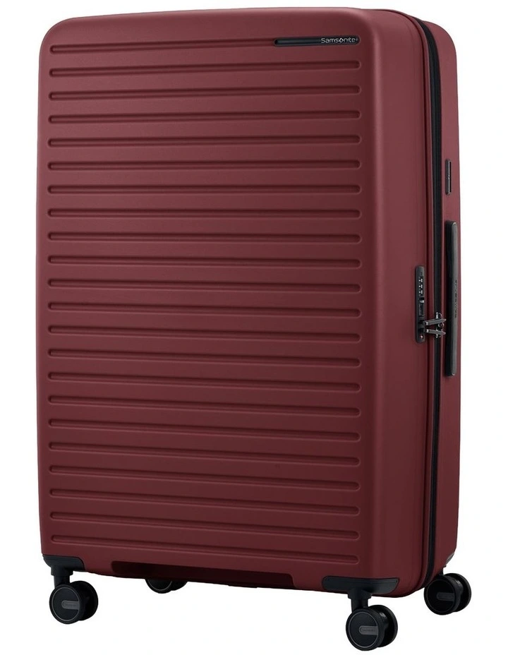 Restackd Spinner 81cm Expandable Suitcase in Bordeaux image 1