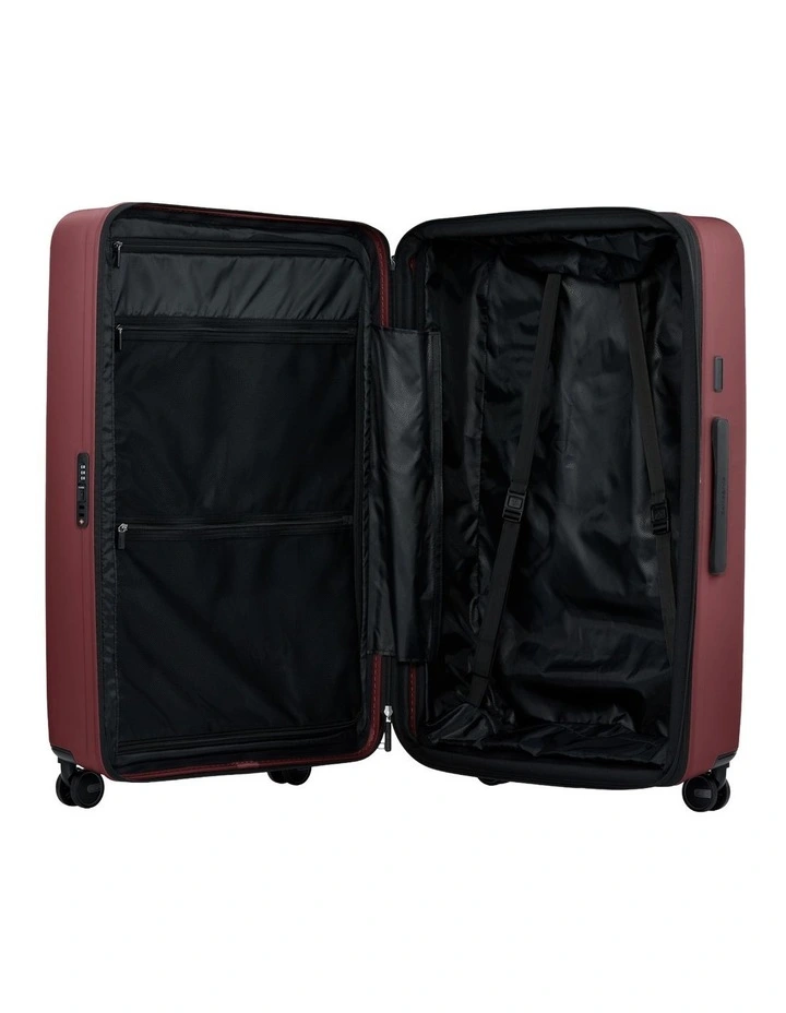 Restackd Spinner 81cm Expandable Suitcase in Bordeaux image 4