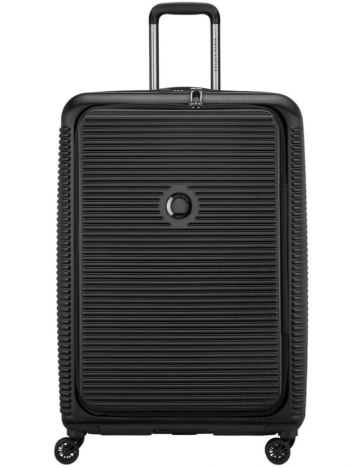 Freestyle Front Opening 76cm Suitcase in Black image 1