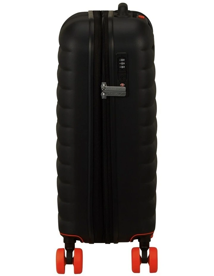 Neovibe 55cm Expandable Spinner Suitcase in True Black image 4
