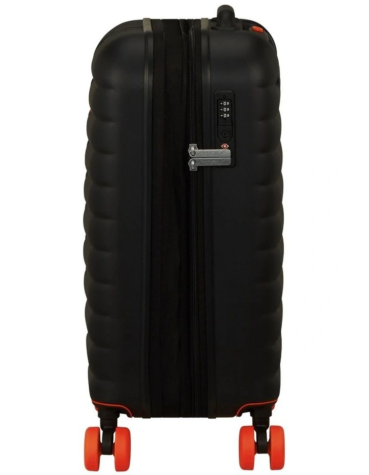 Neovibe 55cm Expandable Spinner Suitcase in True Black image 5
