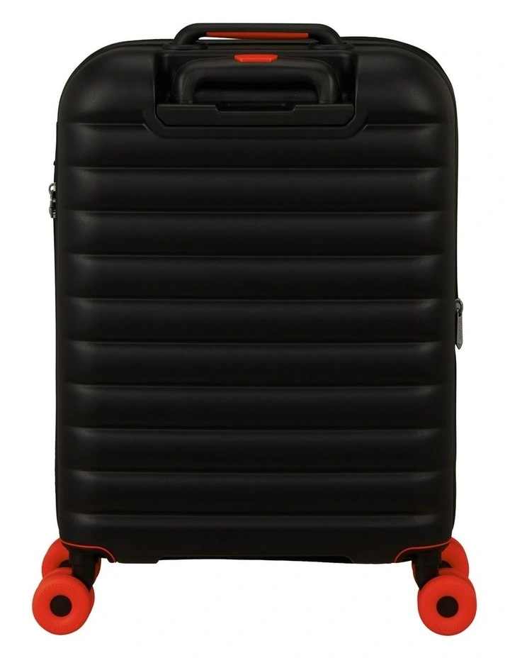 Neovibe 55cm Expandable Spinner Suitcase in True Black image 6