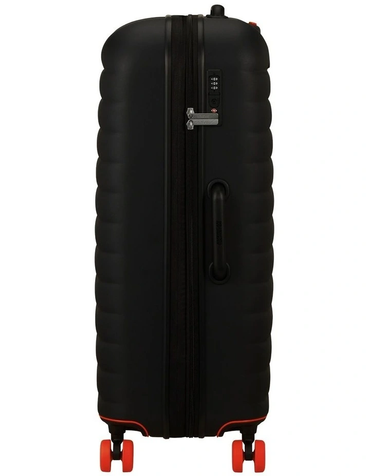 Neovibe 78cm Expandable Spinner Suitcase in True Black image 3