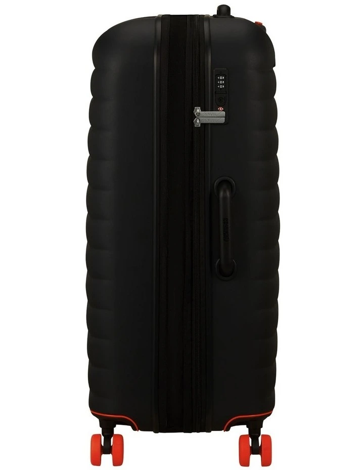 Neovibe 78cm Expandable Spinner Suitcase in True Black image 4