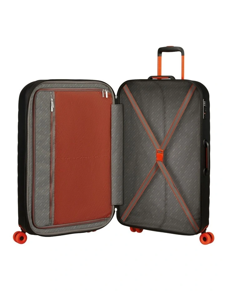 Neovibe 78cm Expandable Spinner Suitcase in True Black image 6