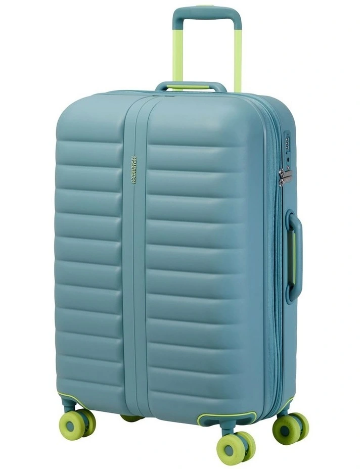 Neovibe 67cm Expandable Spinner Suitcase in Muted Mint image 2