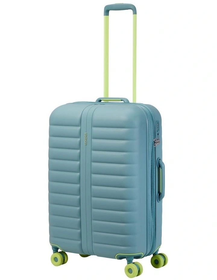 Neovibe 67cm Expandable Spinner Suitcase in Muted Mint image 3