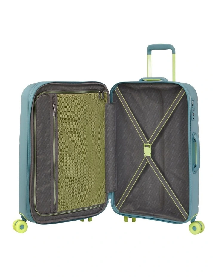 Neovibe 67cm Expandable Spinner Suitcase in Muted Mint image 7