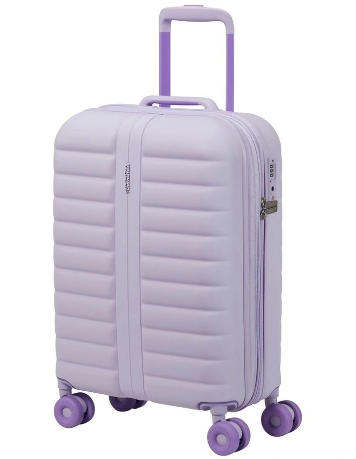 Neovibe 55cm Expandable Spinner Suitcase in Fresh Lilac image 2