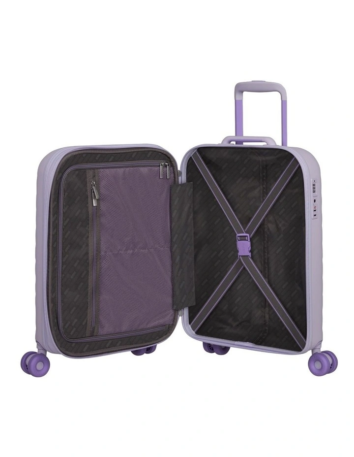 Neovibe 55cm Expandable Spinner Suitcase in Fresh Lilac image 7