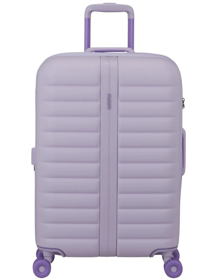 Neovibe 67cm Expandable Spinner Suitcase in Fresh Lilac image 1