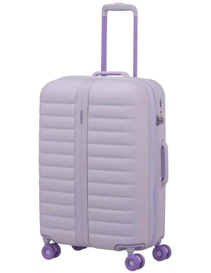 Neovibe 67cm Expandable Spinner Suitcase in Fresh Lilac image 2