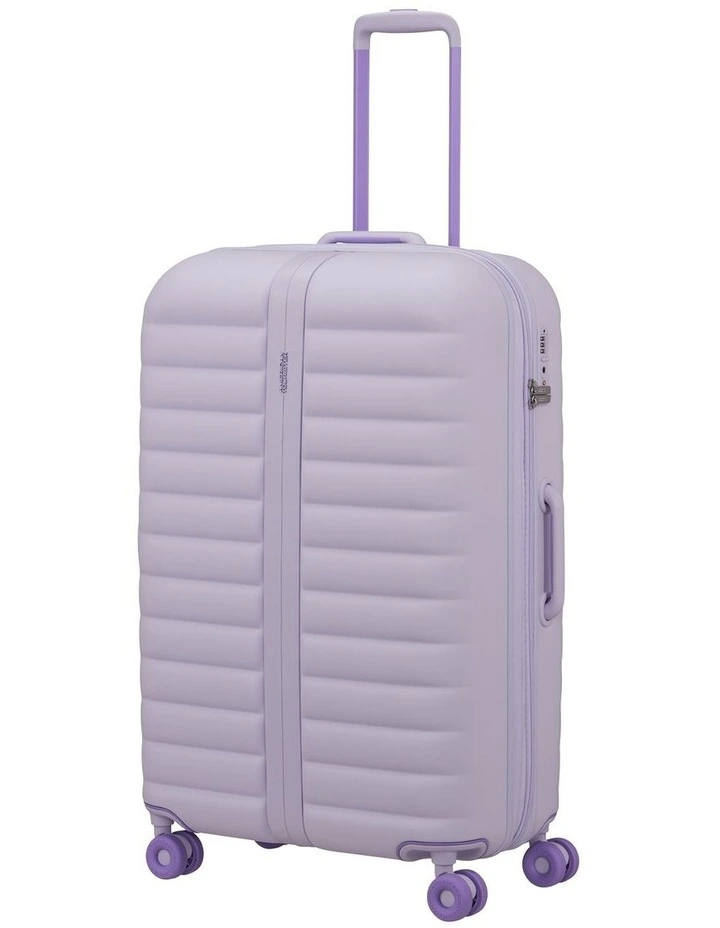 Neovibe 78cm Expandable Spinner Suitcase in Fresh Lilac image 2