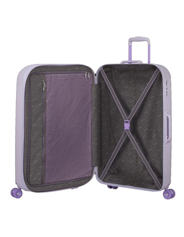 Neovibe 78cm Expandable Spinner Suitcase in Fresh Lilac image 6