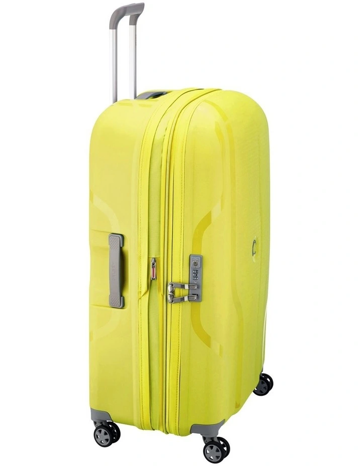 Clavel Valise Trolley EXT 4DR 76cm in Lemon image 3