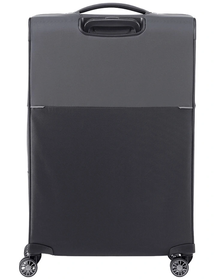 73H 71cm Soft Side Spinner Suitcase in Black image 4