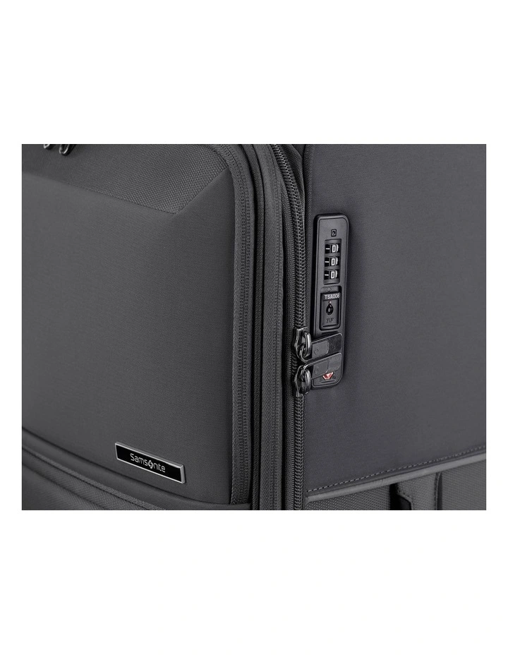 73H 71cm Soft Side Spinner Suitcase in Black image 6