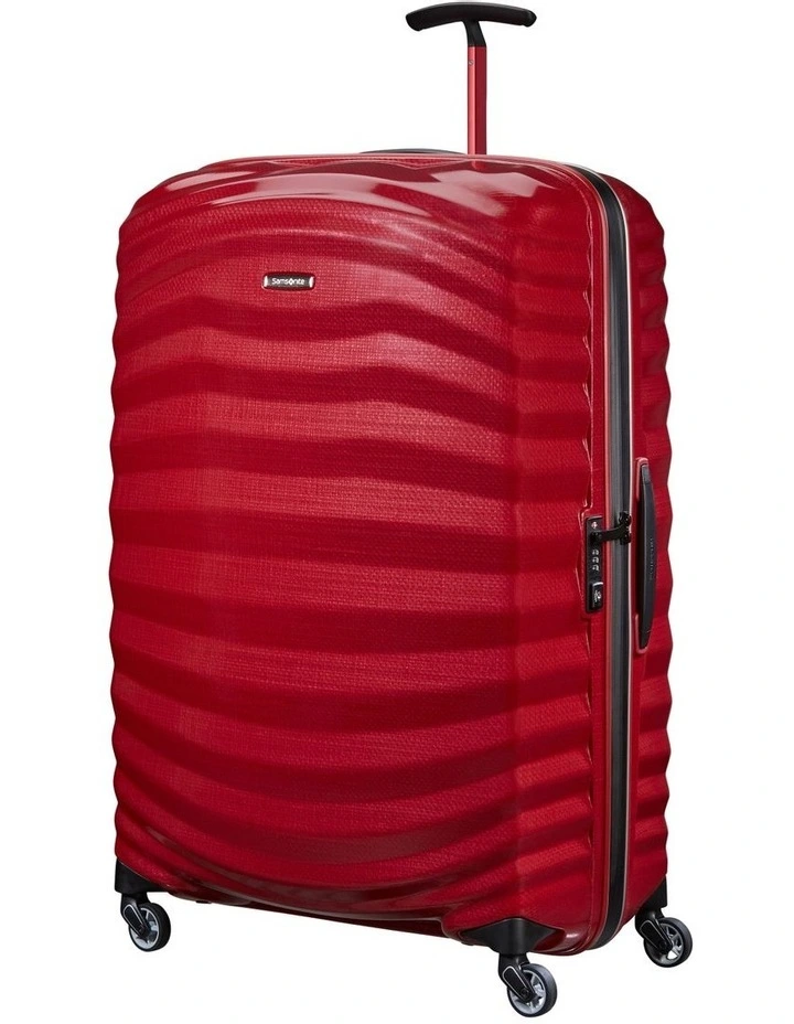 Samsonite Lite-Shock Sport Spinner 81cm in Red | MYER