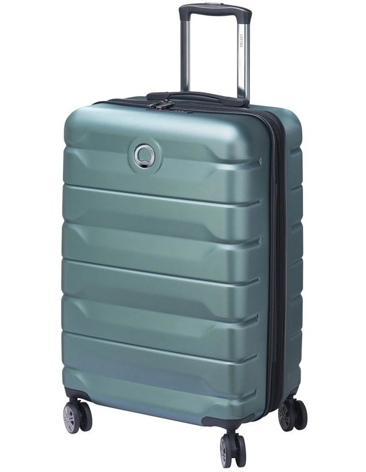 Expandable Air Armour Se 55cm Cabin Trolley Case in Green image 1
