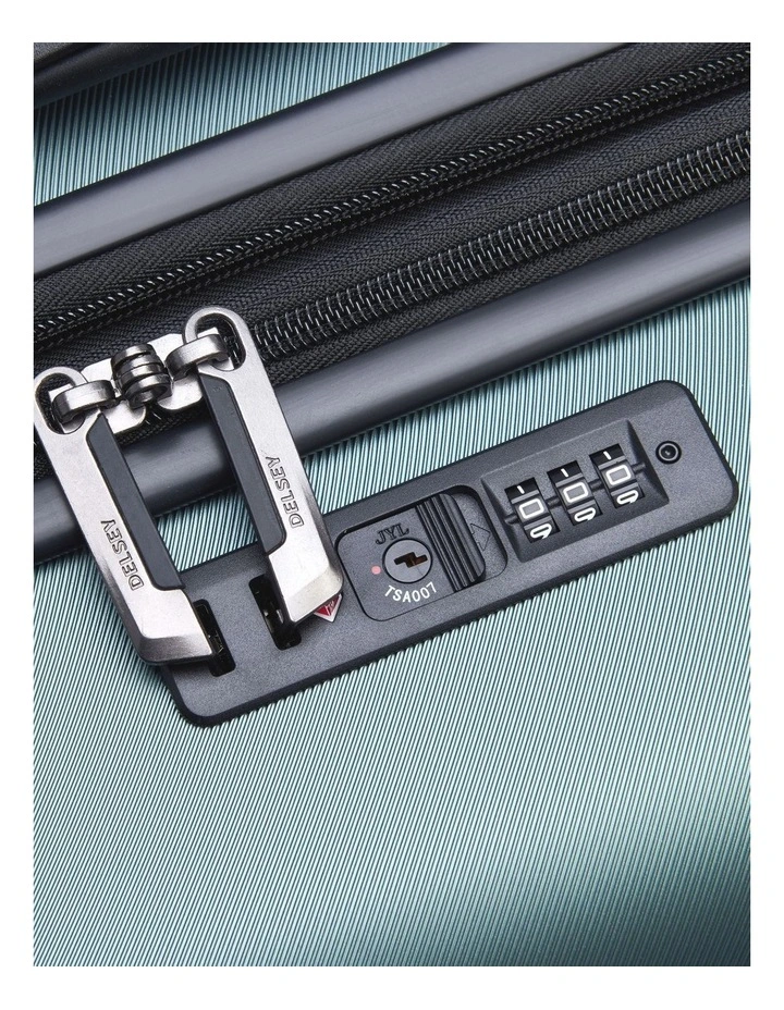 Expandable Air Armour Se 55cm Cabin Trolley Case in Green image 3