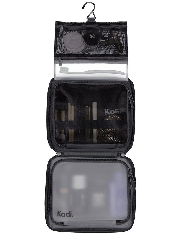 Multi-purpose Toiletry Bag in Charcoal TTIK-41-B image 6