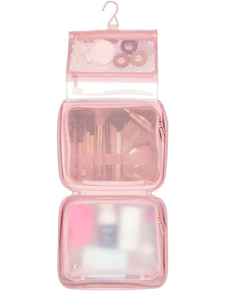 Multi-use Toiletry Bag in Dusty Pink TTIK-41-K image 6