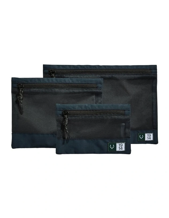 Essential Pouches 3 Pack 4734114169 in Navy image 1