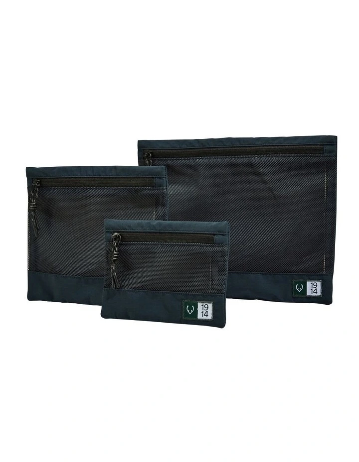 Essential Pouches 3 Pack 4734114169 in Navy image 3