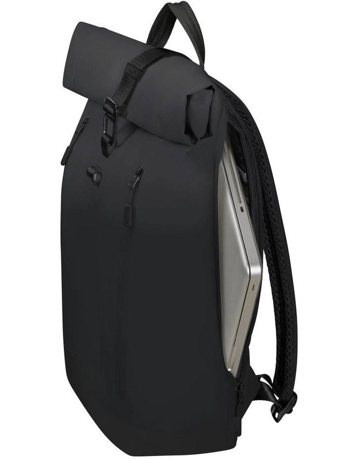 Coatify Biz Rolltop Backpack 15.6" in Black image 6