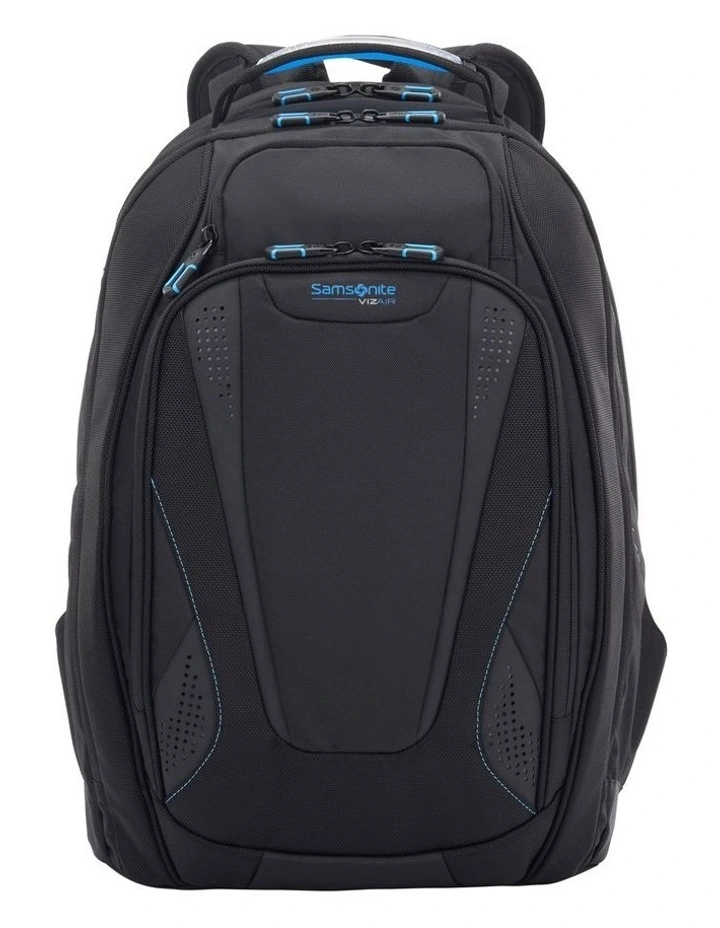 Viz Air Backpack in Black/Hyper Blue image 2
