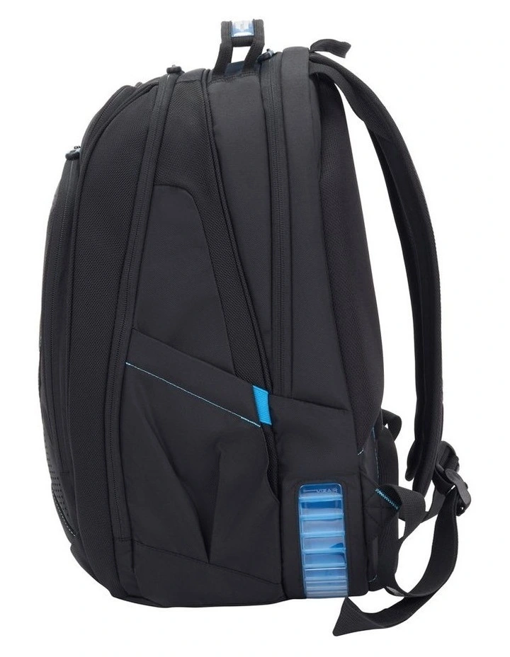 Viz Air Backpack in Black/Hyper Blue image 3