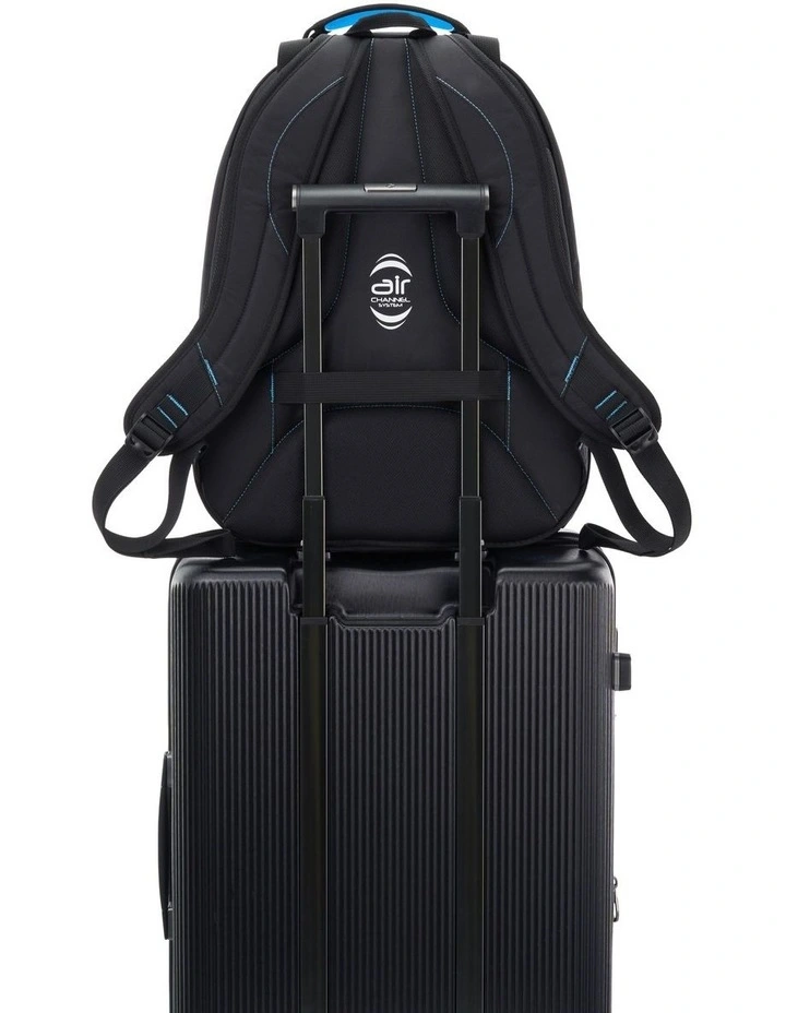 Viz Air Backpack in Black/Hyper Blue image 7