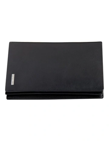 Deluxe Leather Wallets Compact in Black